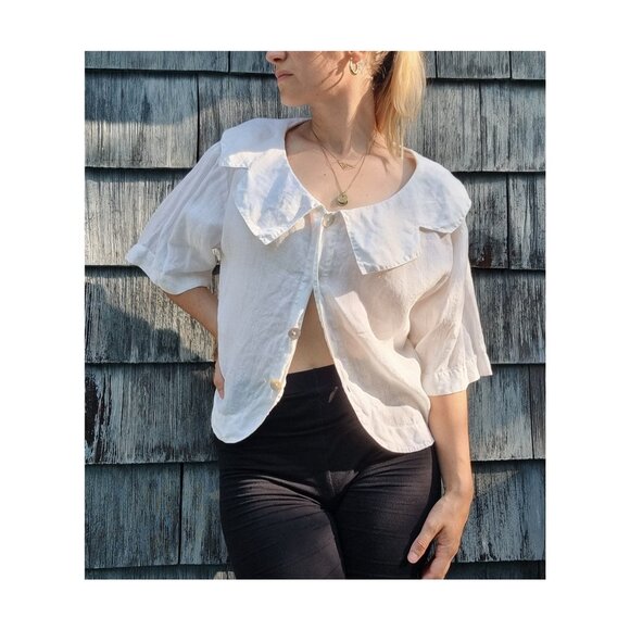 White linen shirt - Picture 1 of 5